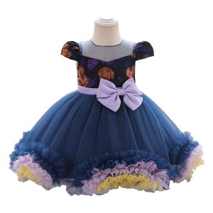 Kids Party Costume Cosplay Witch Dress Tutu Skirt Princess Dress